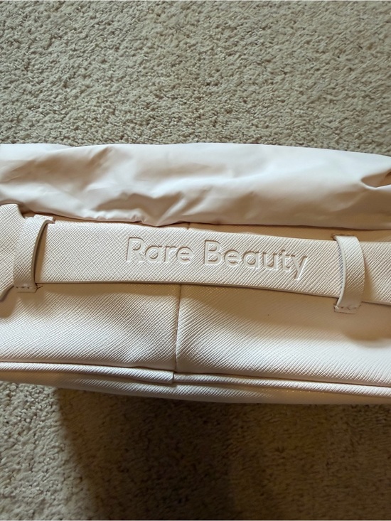 Rare Beauty Handbags - Rare Beauty Pale Pink Puffy Toiletry Bag